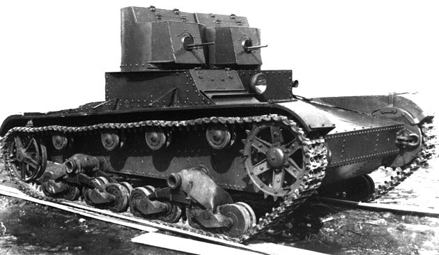 Легкий советский танк Т-26 (обр. 1931 г.) 